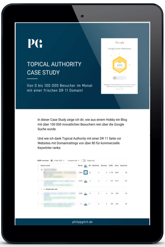 topical authority case study